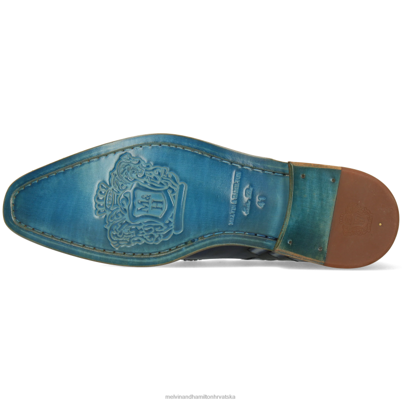 leonardo 32 muškarci Melvin & Hamilton plava 22DJH301 mokasinke