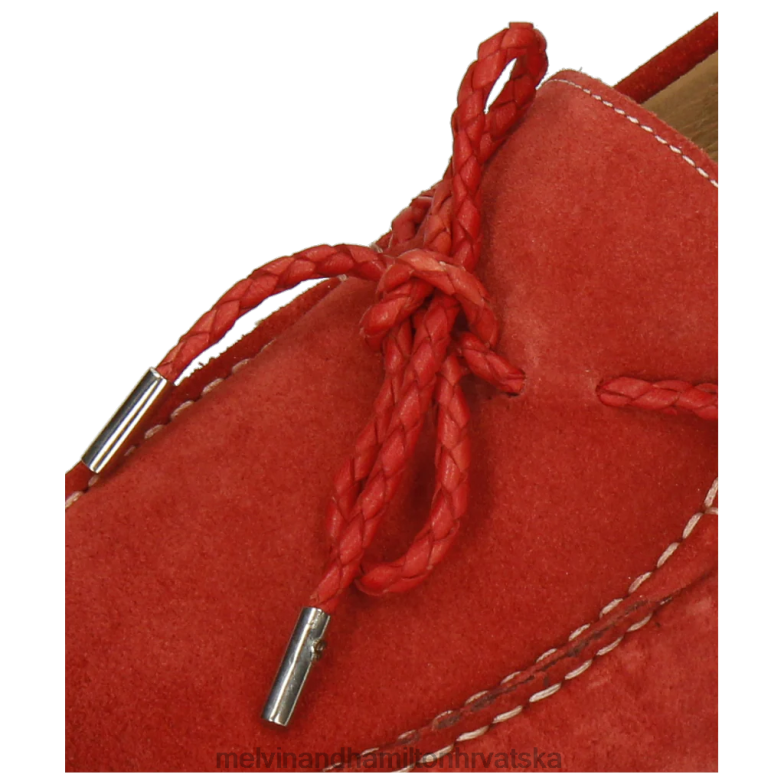 nelson 3 muškarci Melvin & Hamilton Crvena 22DJH304 mokasinke