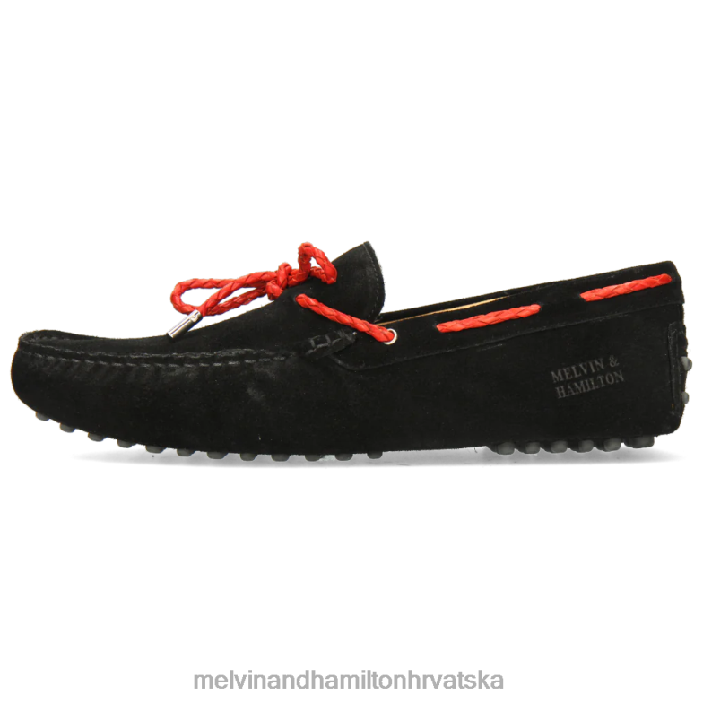 nelson 3 muškarci Melvin & Hamilton crno 22DJH321 mokasinke
