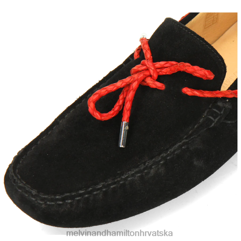 nelson 3 muškarci Melvin & Hamilton crno 22DJH321 mokasinke