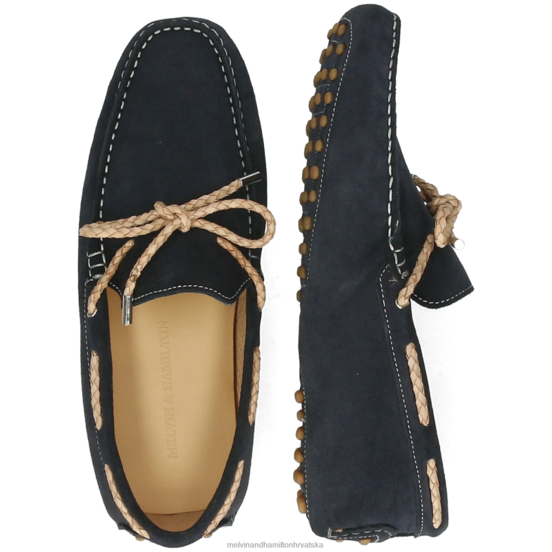 nelson 3 muškarci Melvin & Hamilton plava 22DJH306 mokasinke