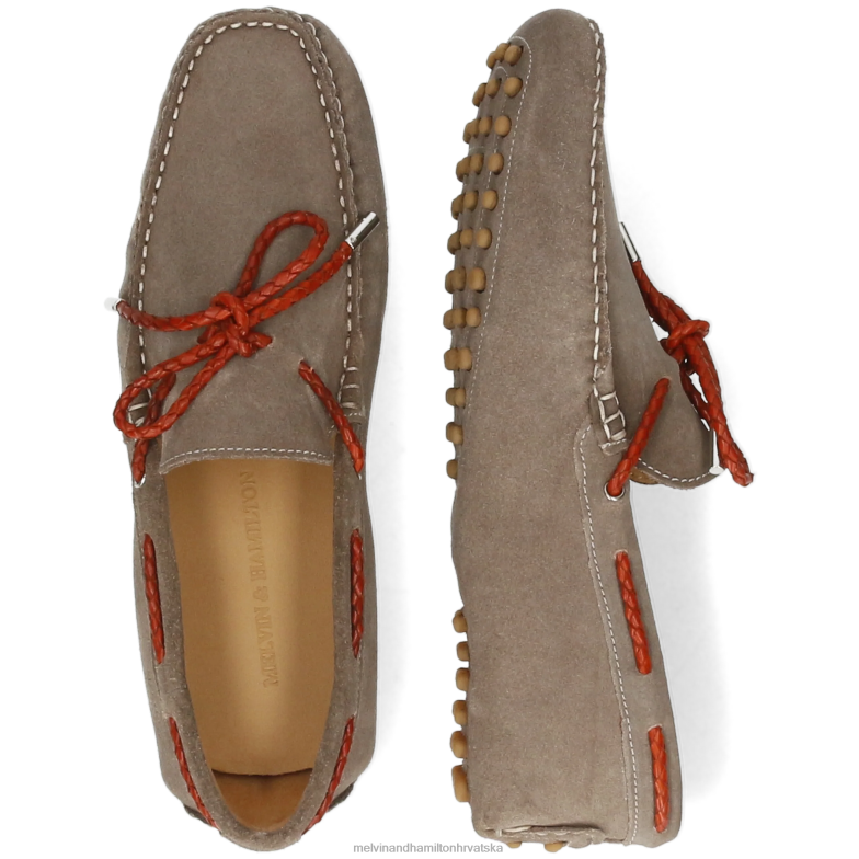 nelson 3 muškarci Melvin & Hamilton siva 22DJH311 mokasinke