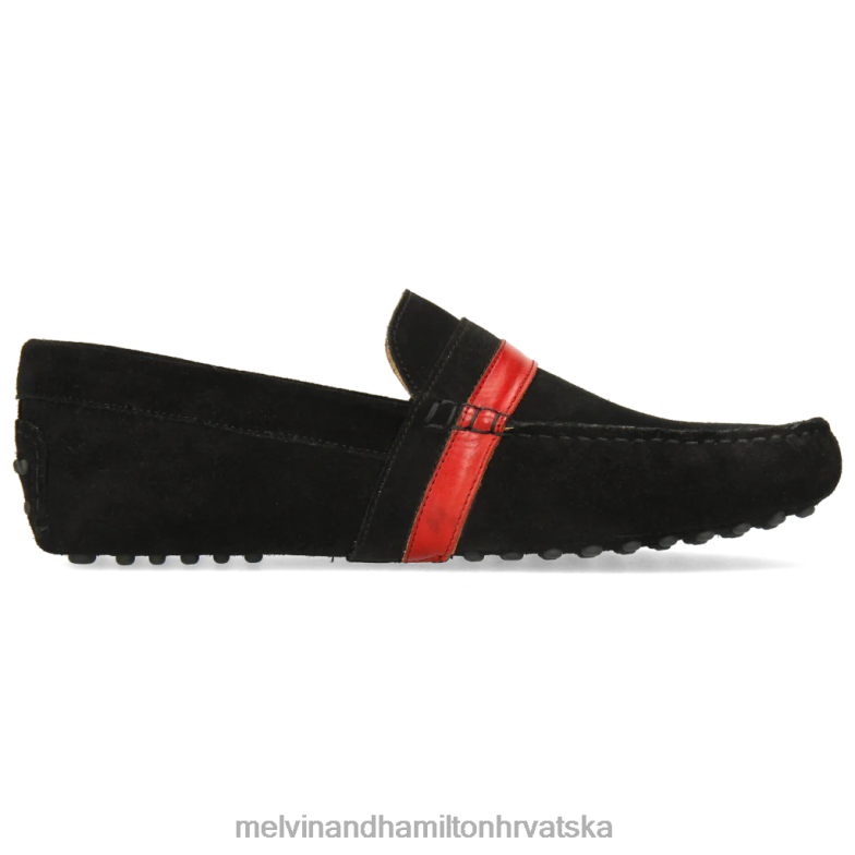 nelson 6 muškarci Melvin & Hamilton crno 22DJH313 mokasinke