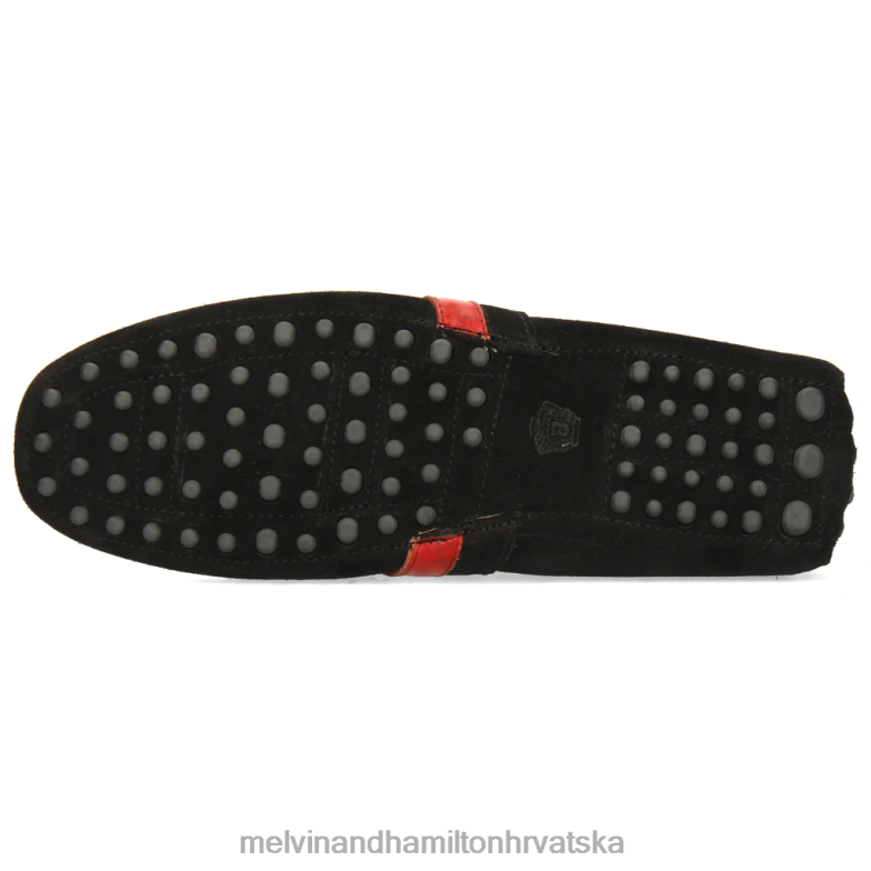 nelson 6 muškarci Melvin & Hamilton crno 22DJH313 mokasinke