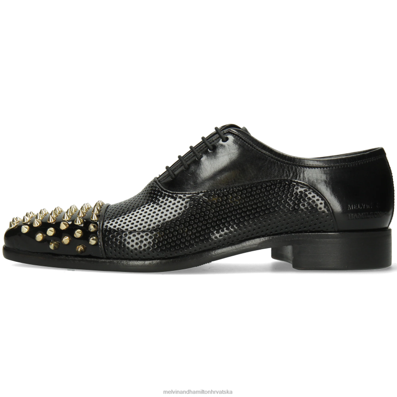 koplje 23 muškarci Melvin & Hamilton crno 22DJH151 oksfordice