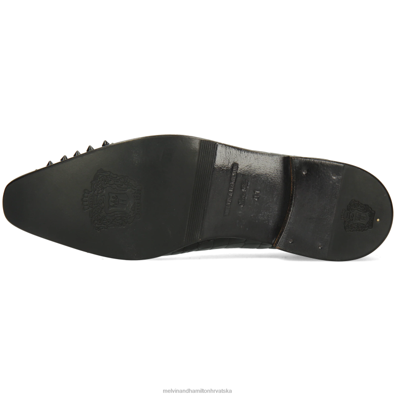 koplje 23 muškarci Melvin & Hamilton crno 22DJH158 oksfordice