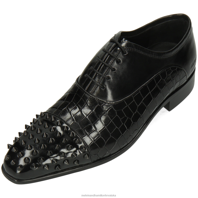 koplje 23 muškarci Melvin & Hamilton crno 22DJH158 oksfordice
