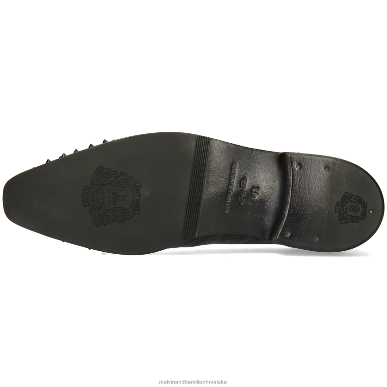 koplje 23 muškarci Melvin & Hamilton crno 22DJH164 oksfordice