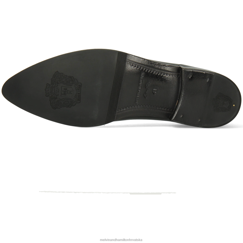 toni 49 muškarci Melvin & Hamilton crno 22DJH179 oksfordice