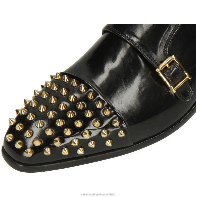 koplje 1 muškarci Melvin & Hamilton crno 22DJH343 redovničke cipele