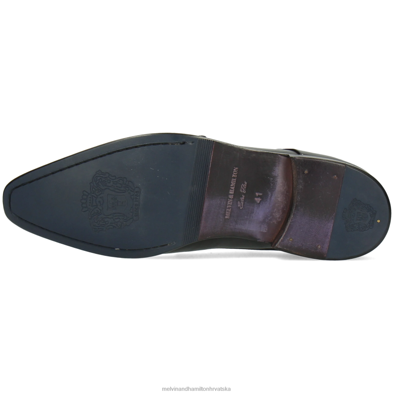 koplje 1 muškarci Melvin & Hamilton crno 22DJH347 redovničke cipele