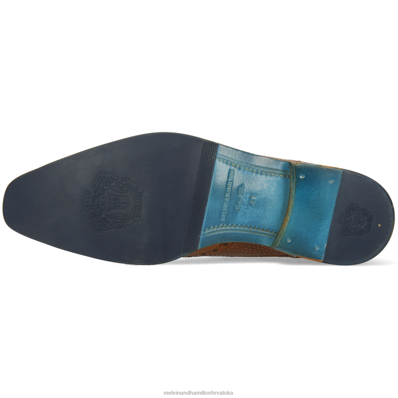 martin 2 muškarci Melvin & Hamilton smeđa 22DJH346 redovničke cipele