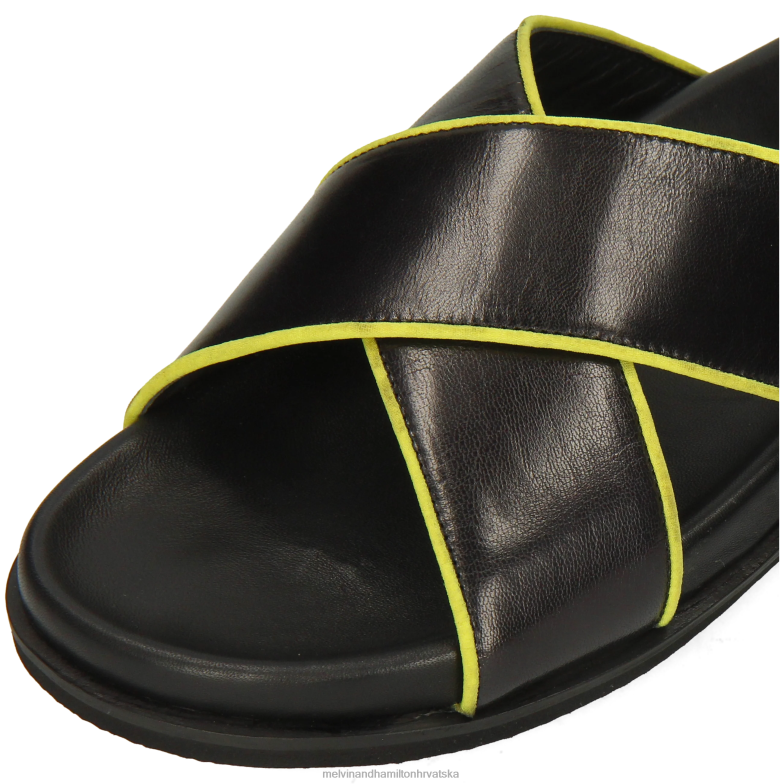 robert 21 muškarci Melvin & Hamilton crno 22DJH750 sandale