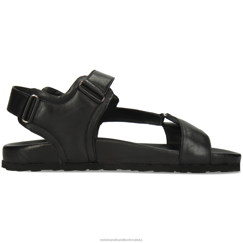 robert 22 muškarci Melvin & Hamilton crno 22DJH752 sandale