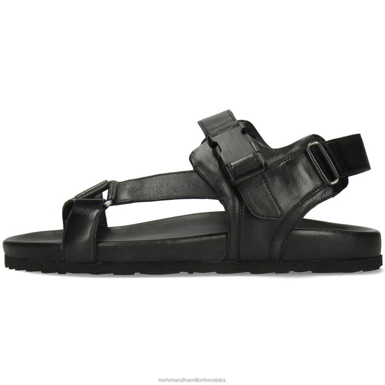 robert 22 muškarci Melvin & Hamilton crno 22DJH752 sandale