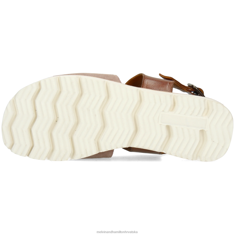 sam 41 muškarci Melvin & Hamilton smeđa 22DJH760 sandale