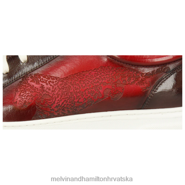 Harvey 12 muškarci Melvin & Hamilton Crvena 22DJH656 tenisice