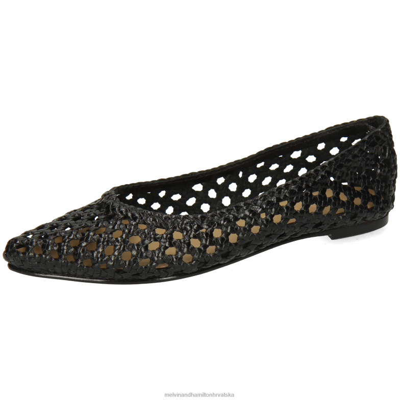 Alexa 16 žene Melvin & Hamilton crno 22DJH1957 baletne pumpe