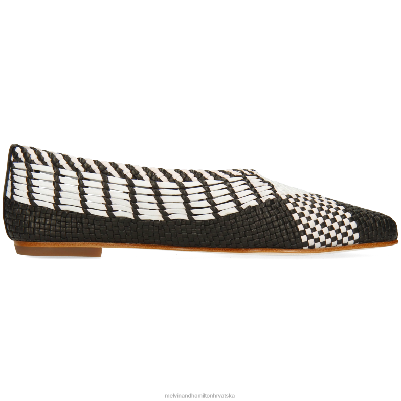 Alexa 40 žene Melvin & Hamilton crno 22DJH1970 baletne pumpe