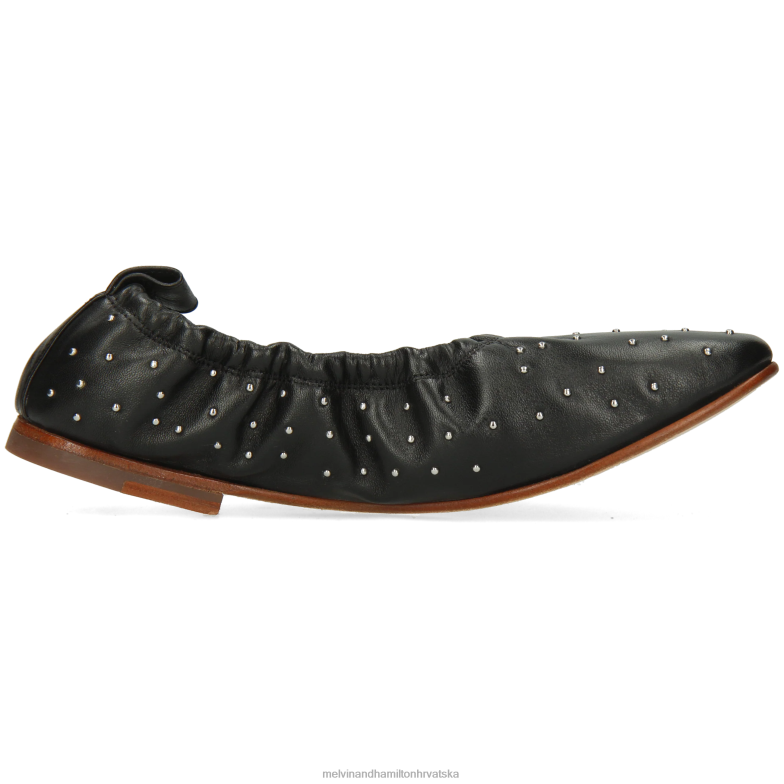 šarenica 7 žene Melvin & Hamilton crno 22DJH1953 baletne pumpe