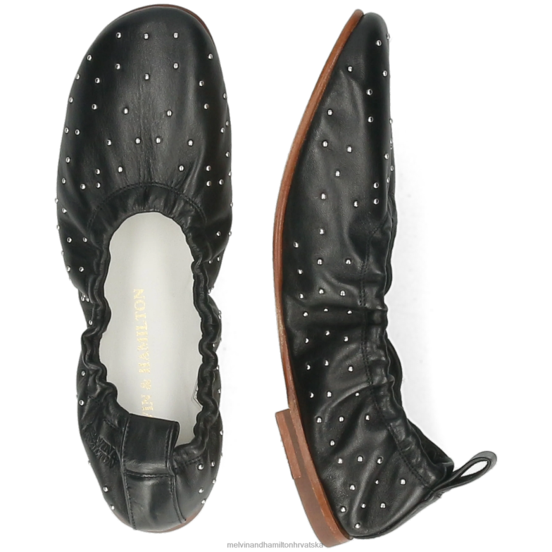 šarenica 7 žene Melvin & Hamilton crno 22DJH1953 baletne pumpe