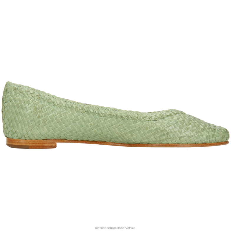 kate 5 žene Melvin & Hamilton zelena 22DJH1962 baletne pumpe