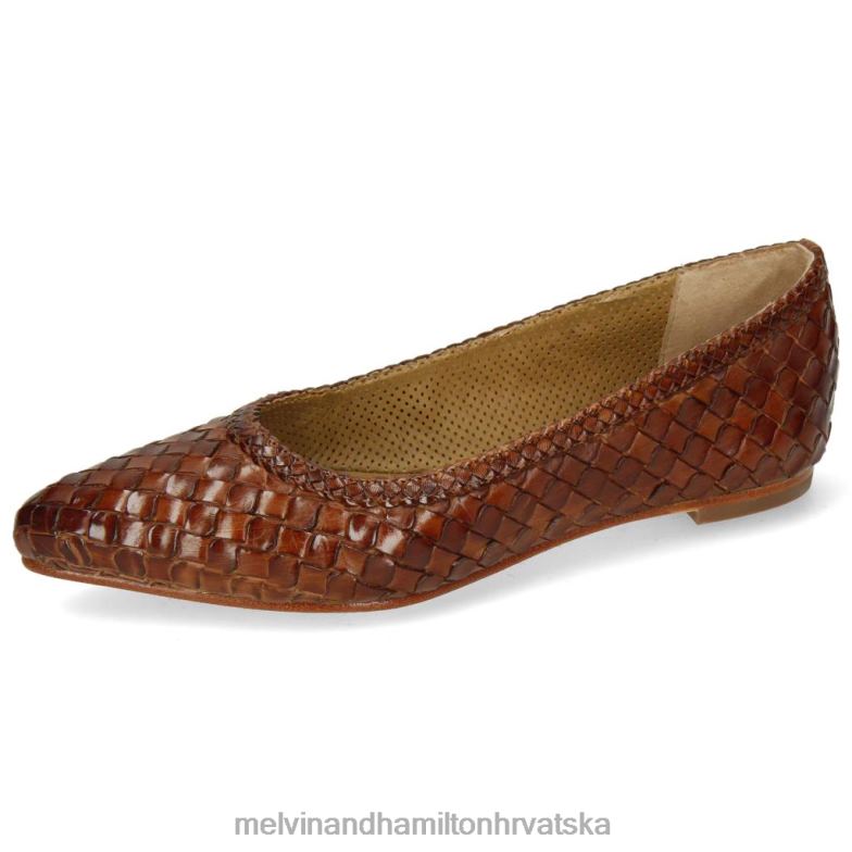 lidija 3 žene Melvin & Hamilton smeđa 22DJH1966 baletne pumpe