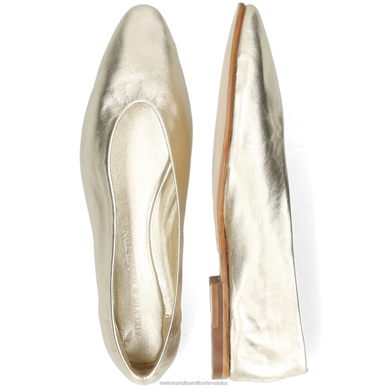 mira 1 žene Melvin & Hamilton zlato 22DJH1969 baletne pumpe