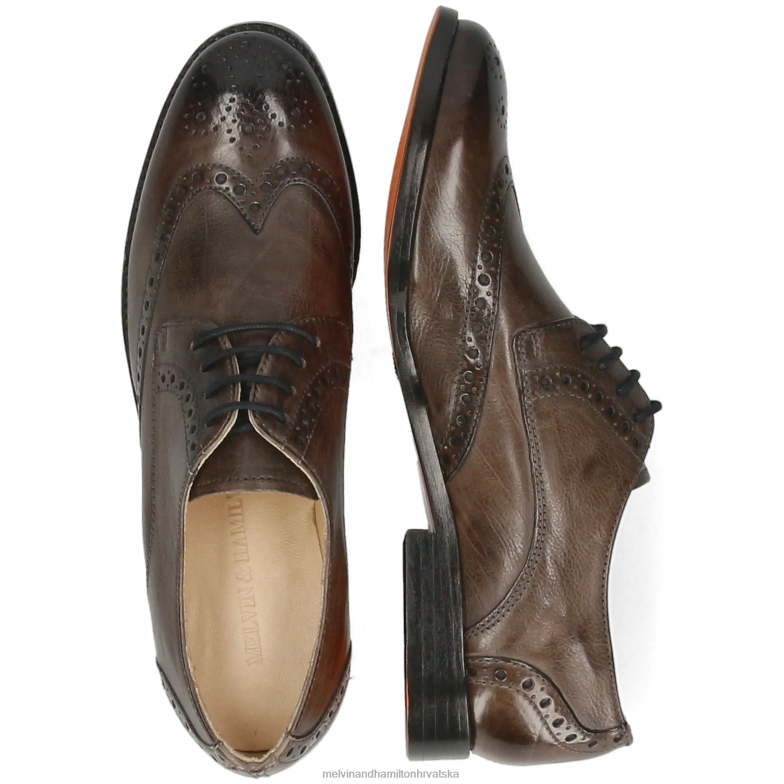 Amelie 3 žene Melvin & Hamilton siva 22DJH1511 cipele za derbi