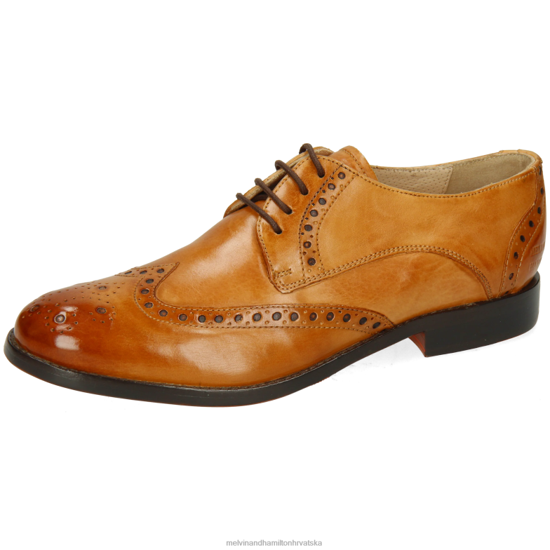 Amelie 3 žene Melvin & Hamilton svijetlosmeđa 22DJH1505 cipele za derbi