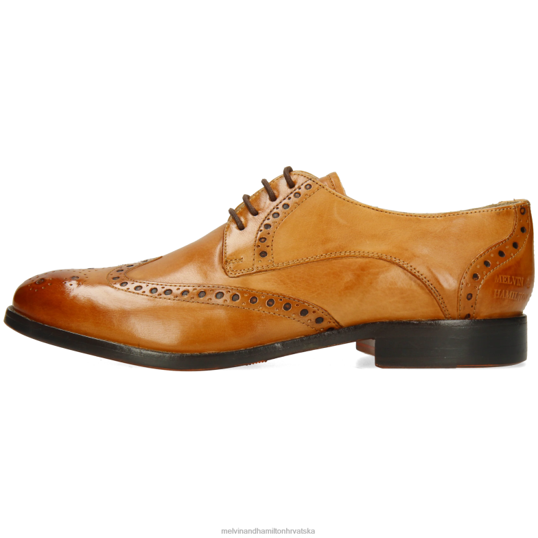 Amelie 3 žene Melvin & Hamilton svijetlosmeđa 22DJH1505 cipele za derbi