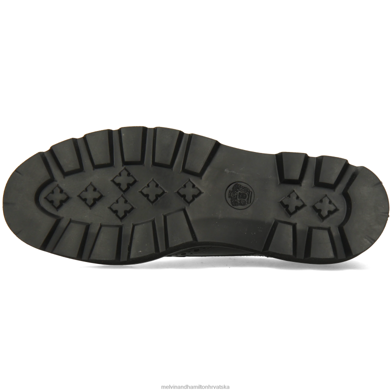 Jenny 6 žene Melvin & Hamilton crno 22DJH1500 cipele za derbi