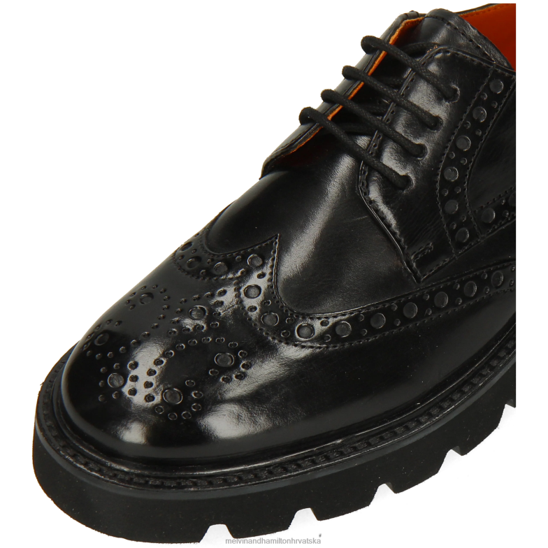 Jenny 6 žene Melvin & Hamilton crno 22DJH1500 cipele za derbi