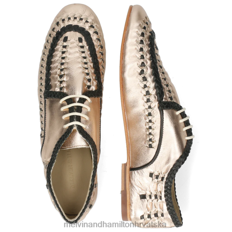 aviana 2 žene Melvin & Hamilton zlato 22DJH1531 cipele za derbi