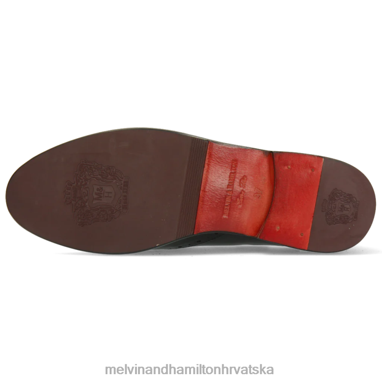 selina 41 žene Melvin & Hamilton crno 22DJH1528 cipele za derbi