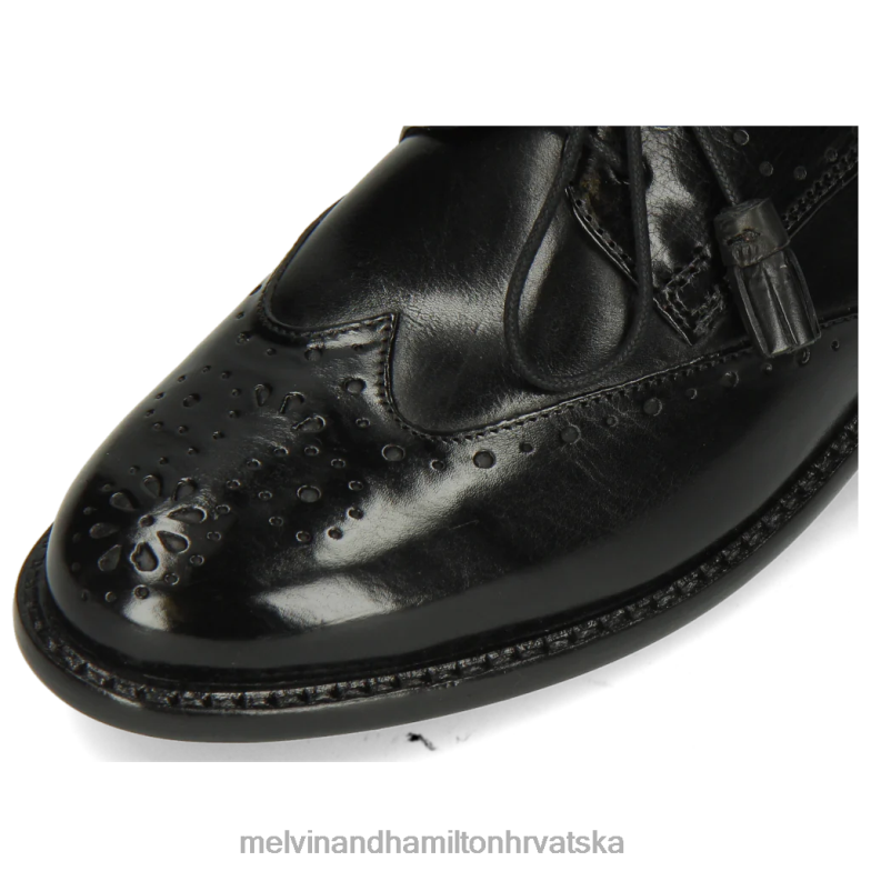 selina 41 žene Melvin & Hamilton crno 22DJH1528 cipele za derbi