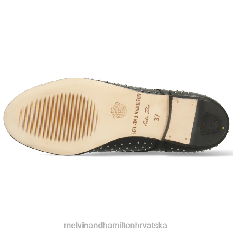 sonja 10 žene Melvin & Hamilton crno 22DJH1522 cipele za derbi