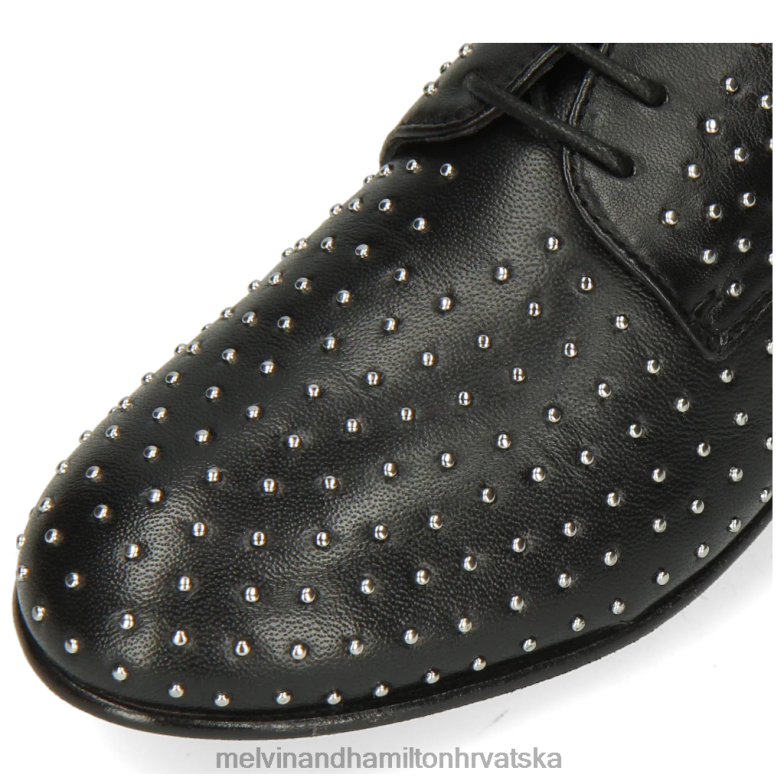 sonja 10 žene Melvin & Hamilton crno 22DJH1522 cipele za derbi