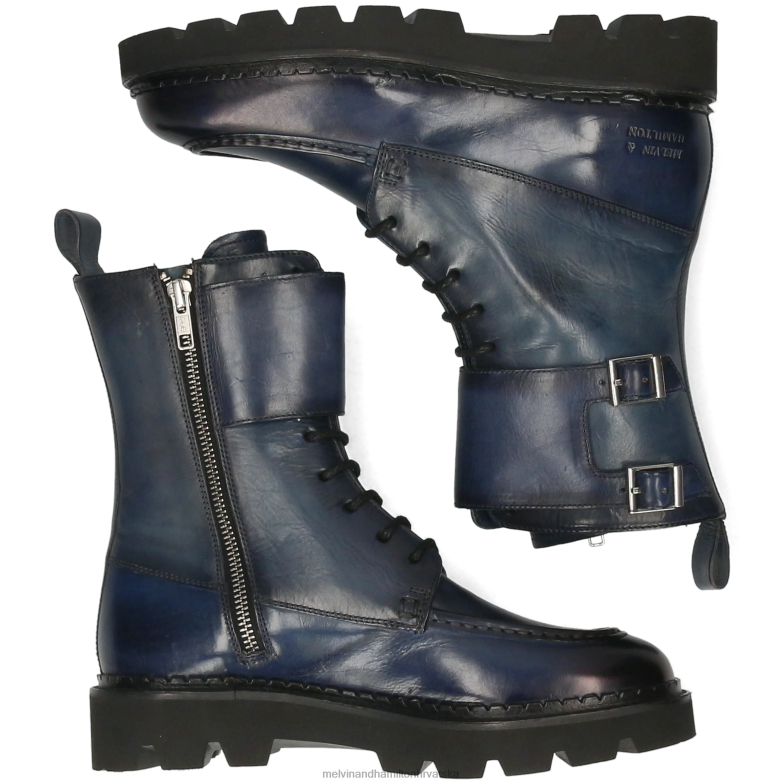 žad 37 žene Melvin & Hamilton plava 22DJH1147 čizme