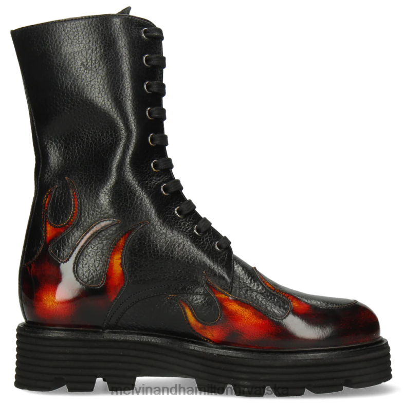 leonie 19 žene Melvin & Hamilton crno 22DJH1150 čizme