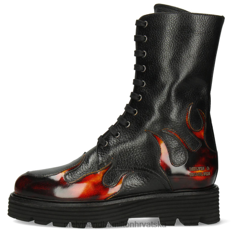 leonie 19 žene Melvin & Hamilton crno 22DJH1150 čizme