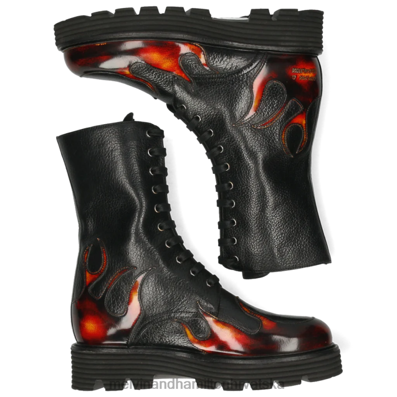 leonie 19 žene Melvin & Hamilton crno 22DJH1150 čizme