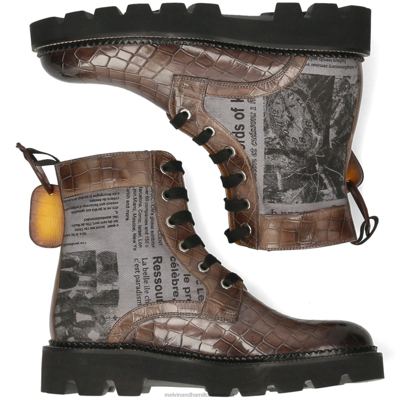 marija 7 žene Melvin & Hamilton siva 22DJH1196 čizme