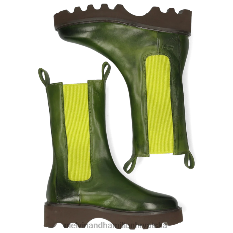 megan 14 žene Melvin & Hamilton zelena 22DJH1257 čizme