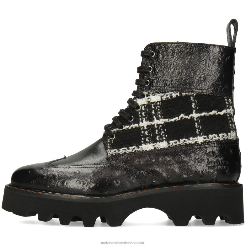 megan 38 žene Melvin & Hamilton crno 22DJH1187 čizme