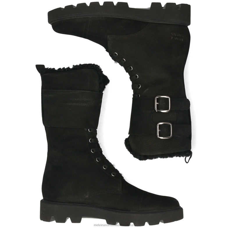 selina 50 žene Melvin & Hamilton crno 22DJH1184 čizme