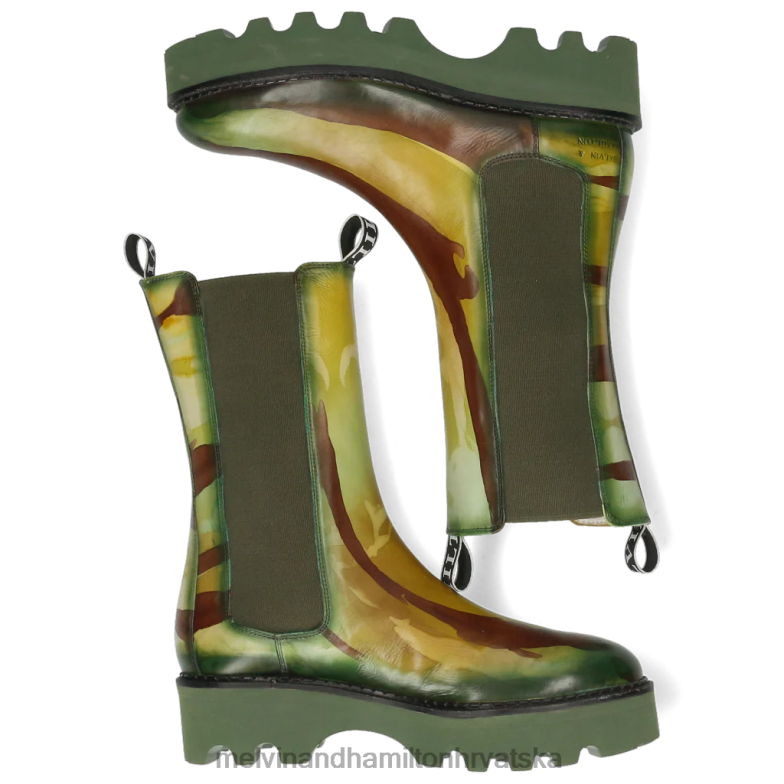 sibilo 5 žene Melvin & Hamilton zelena 22DJH1218 čizme