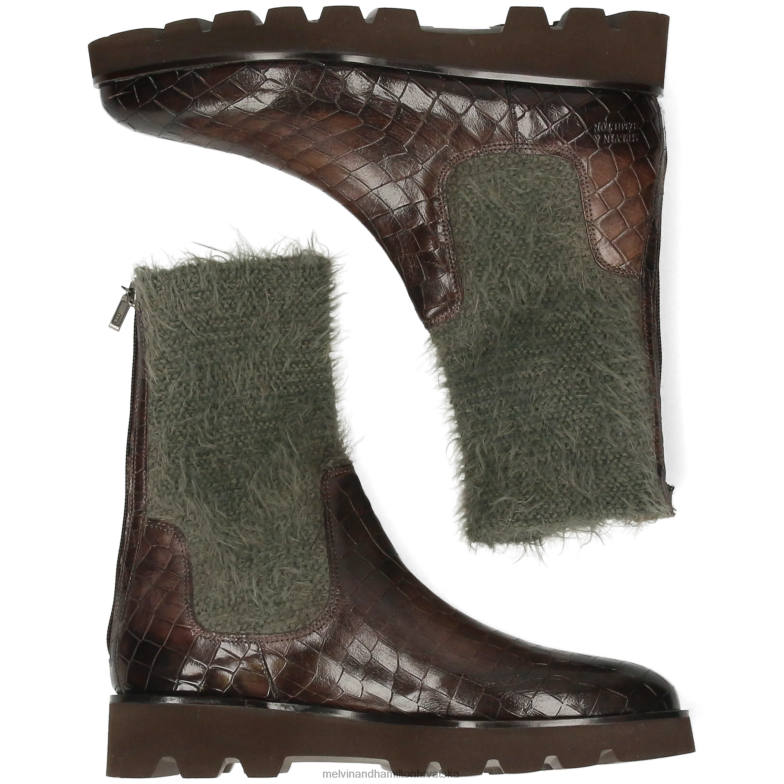 susan 69 žene Melvin & Hamilton kaki 22DJH1235 čizme