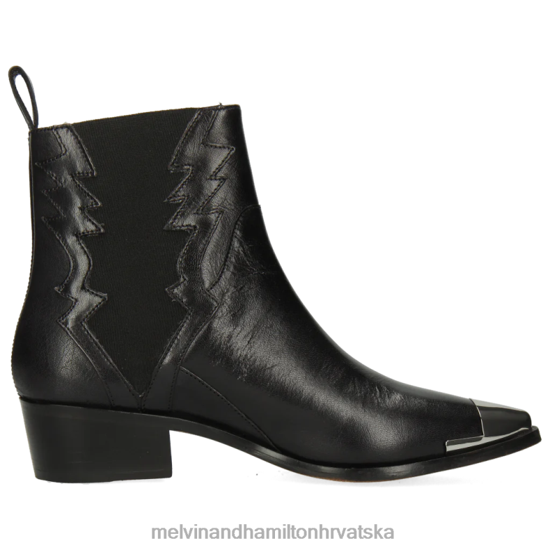 1. svibnja žene Melvin & Hamilton crno 22DJH1133 gležnjače