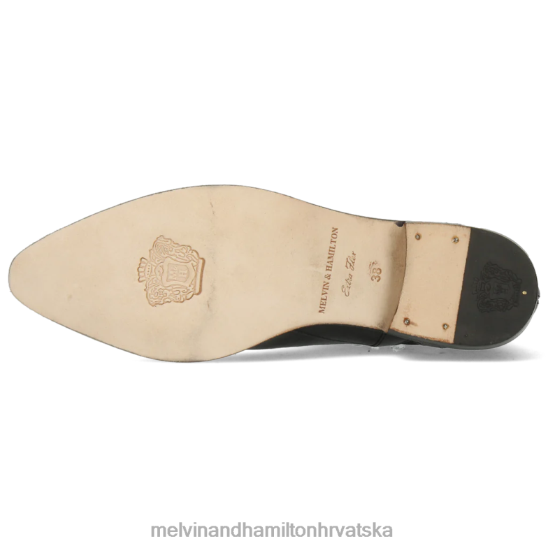 1. svibnja žene Melvin & Hamilton crno 22DJH1133 gležnjače